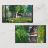 Fhantasieten: De Bladwijzer van het bos Visitekaartje (Voorkant / Achterkant)