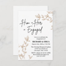 Fiançailles de champs agricoles Faire-part