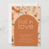 Fiançailles  de la fête de douche Invitation (Devant)