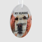 Fiançailles faire-part personnalisé couple de chie (devant)