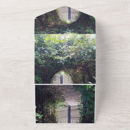 Fiançailles Invitation Gate Garden (Dehors)