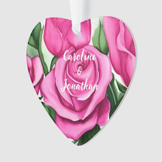 Fiançailles Rose aquarelle (devant)