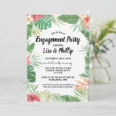 Fiançailles tropical Invitation du parti Aloha (Debout devant)