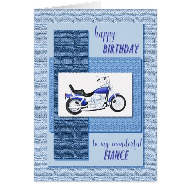 Fiance, anniversaire de moto (Devant)