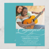 FIANCÉ! | INVITATION DU PARTI ENGAGEMENT (Devant / Derrière)