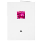 Fiance Joyeuse carte de Noël (Dos)