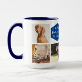 Fiance Modèle photo Collage Keepsaké Mug (Gauche)