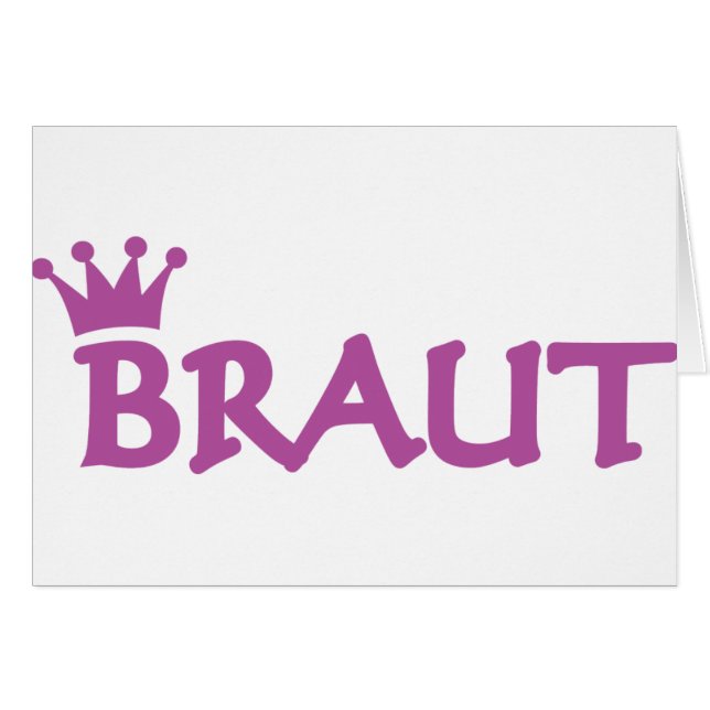 fiancée avec icône de couronne (Devant horizontal)