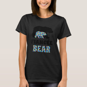 Fiancée Beer Autism Awareness T-shirt