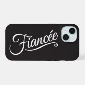 Fiancée blanc sur noir (Verso Horizontal)