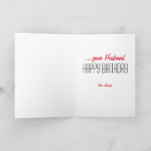 Fiancée carte d'anniversaire.love.du mari à être c (Intérieur)