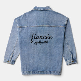 Fiancée Denim Jas zwart Jacket