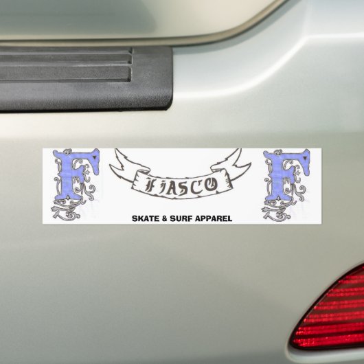 FIASCO BUMPERSTICKER (Op auto)