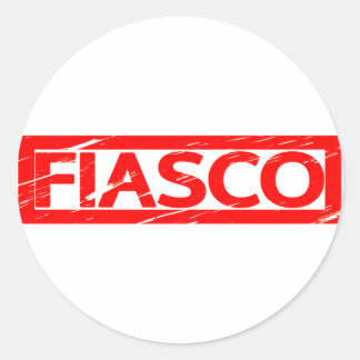 Fiasco Stamp Ronde Sticker