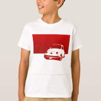 Fiat 500, 1959 - Rood op lichte shirten