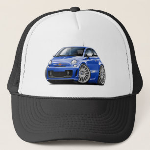 Fiat 500 Abarth Blue Car Trucker Pet