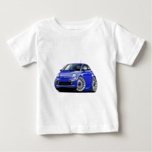 Fiat 500 Blue Car
