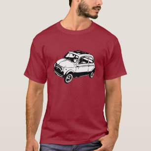 Fiat 500 Car Classic Wandeleend T-shirt