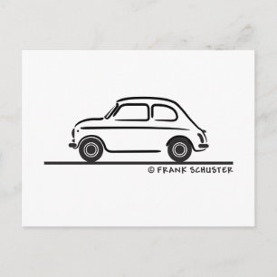 Fiat 500 Cinquecento Briefkaart