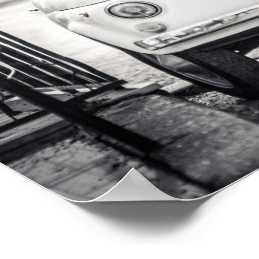 Fiat 500, Cinquecento, en Italie Poster (Coin)