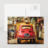 Fiat 500, Cinquecento in Italië Briefkaart (Voorkant / Achterkant)