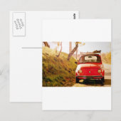 Fiat 500, Cinquecento in Italië Briefkaart (Voorkant / Achterkant)