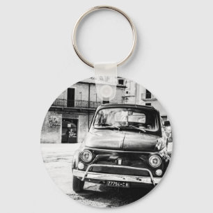 Fiat 500, cinquecento in Italië, klassiek cadeau Sleutelhanger