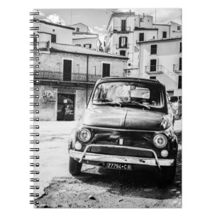 Fiat 500, cinquecento in Italië, klassiek cadeau v Notitieboek