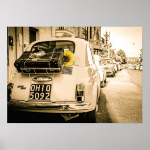  Fiat 500, Cinquecento, Italië Poster