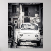 Fiat 500, Cinquecento, Italië, Poster