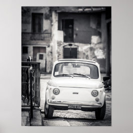 Fiat 500, Cinquecento, Italië, Poster