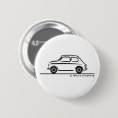 Fiat 500 Cinquecento Ronde Button 5,7 Cm (Voorkant /achterkant)