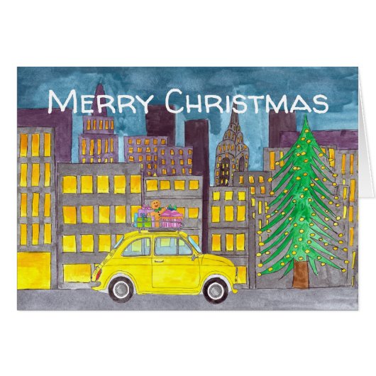 Fiat 500 dans la ville personnalisable (Devant horizontal)