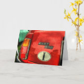 Fiat 500 de Kaart van Groeten (Gele Bloem)