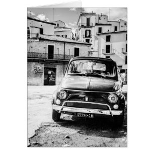 Fiat 500 en Italie cadeaux de voyage rétro