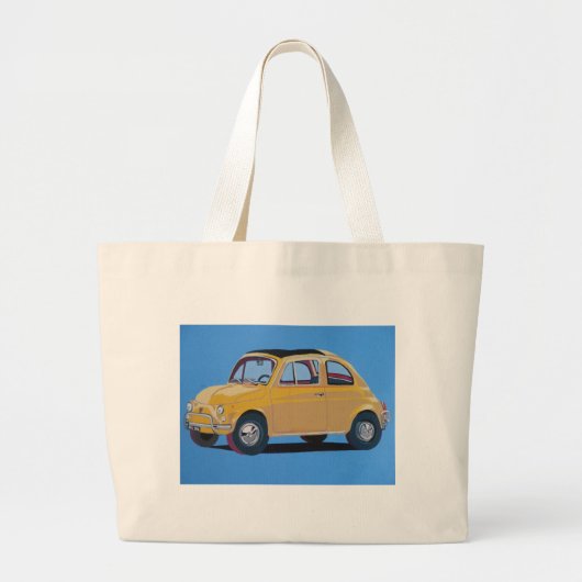 Fiat 500 grote tote bag (Voorkant)