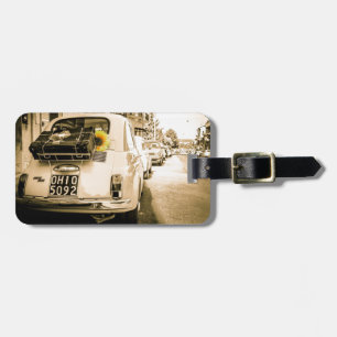Fiat 500 in Italië Bagagelabel