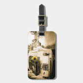  Fiat 500 in Italië Bagagelabel (Voorkant verticaal)