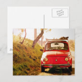 Fiat 500 in Italië Briefkaart (Voorkant / Achterkant)