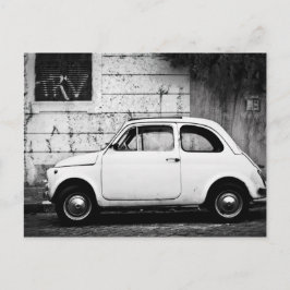 Fiat 500 in Rome, Italië Briefkaart