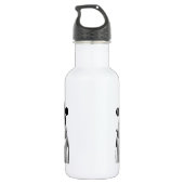 Fiat 500 in Rome, Italië. Waterfles (Achterkant)