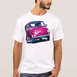 Fiat 500 in Rome, T shirt, Classic Cinqucento T-shirt