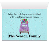 Fiat 500 in Snowy Forest (Binenzijde Horizontaal (Onderkant))