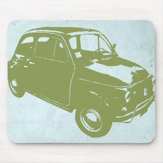 Fiat 500 muismat (Voorkant)