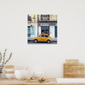 Fiat 500 poster (Keuken)