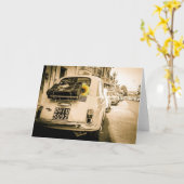 Fiat 500 Rome Kaart (Gele Bloem)