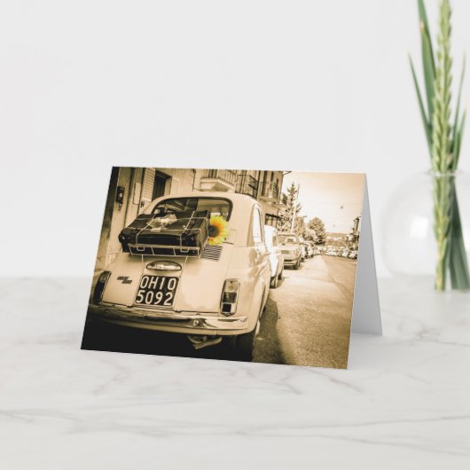 Fiat 500 Rome Kaart (Voorkant)