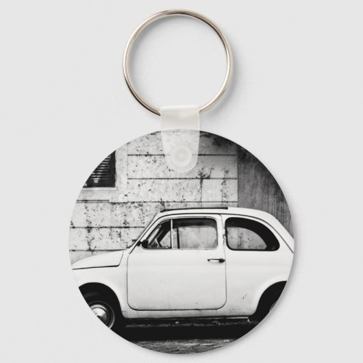 Fiat 500 Rome Sleutelhanger (Voorkant)