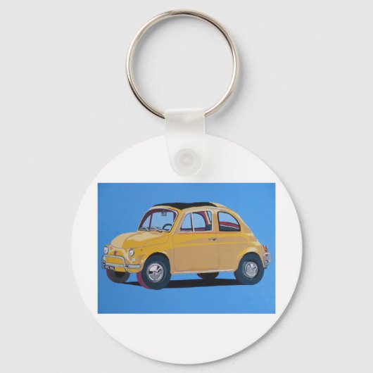 Fiat 500 sleutelhanger (Voorkant)