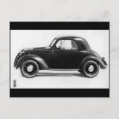 Fiat 500 Topolino Briefkaart (Voorkant)